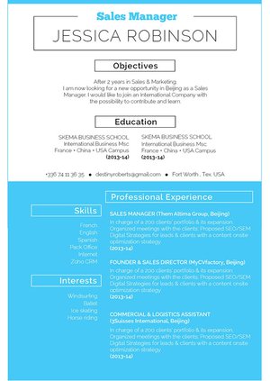 Our CV templates (to download) · myCVfactory