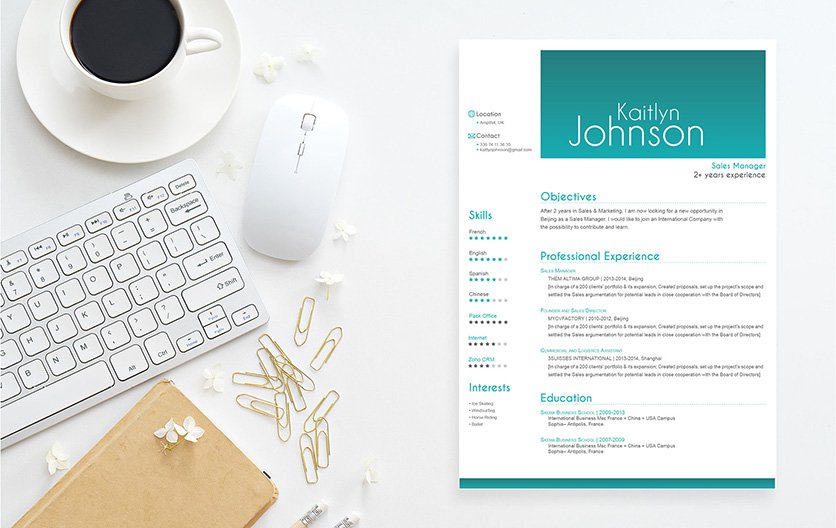 Good cv examples for first job image