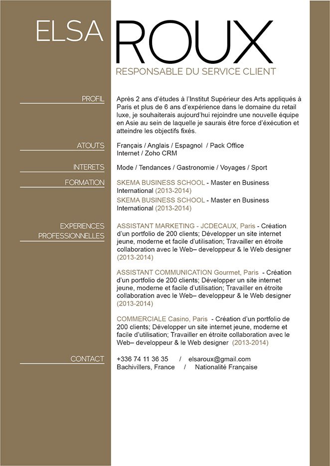 Bon cv  le bon cv · myCVfactory